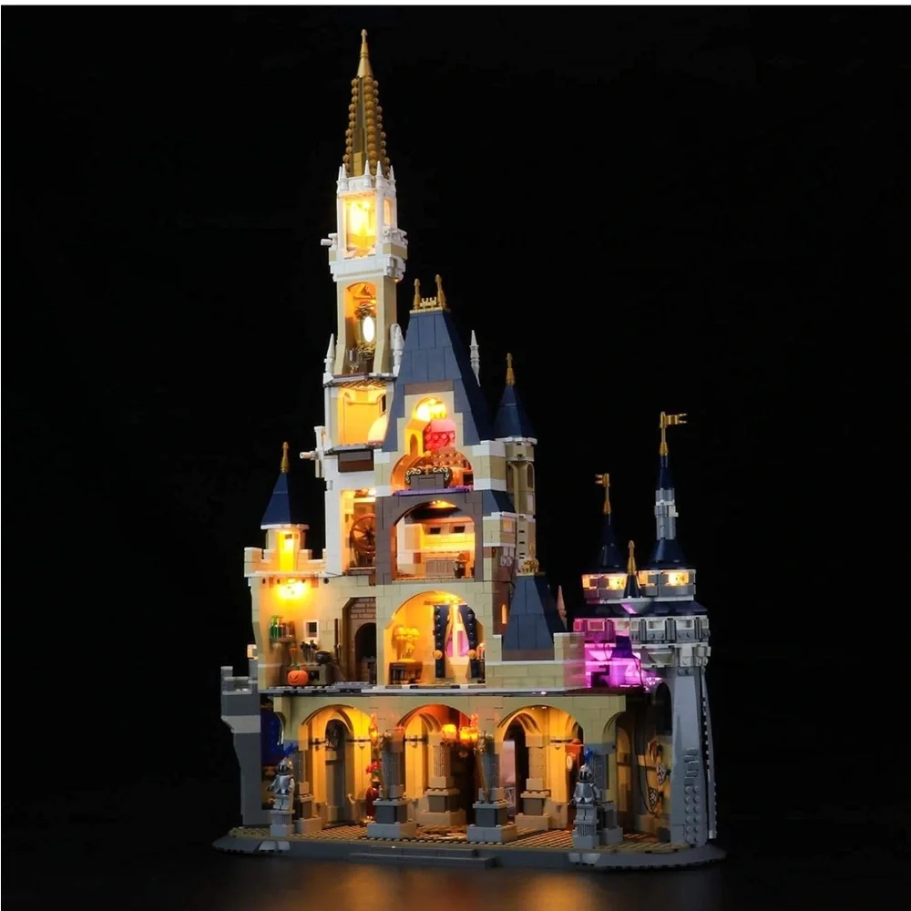 BRIKSMAX Led Lighting Kit for The Disney Castle - Compatible‎ with Lego 71040
